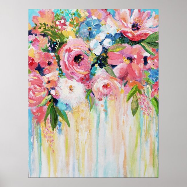 Wild Flowers Print, Fine Art Poster Paper (Matte) (Vorne)