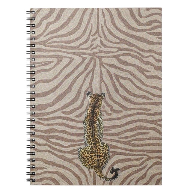 Wild Focus Leopard Notizbuch Notizblock (Vorderseite)