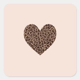 Wild for You Quadratischer Aufkleber