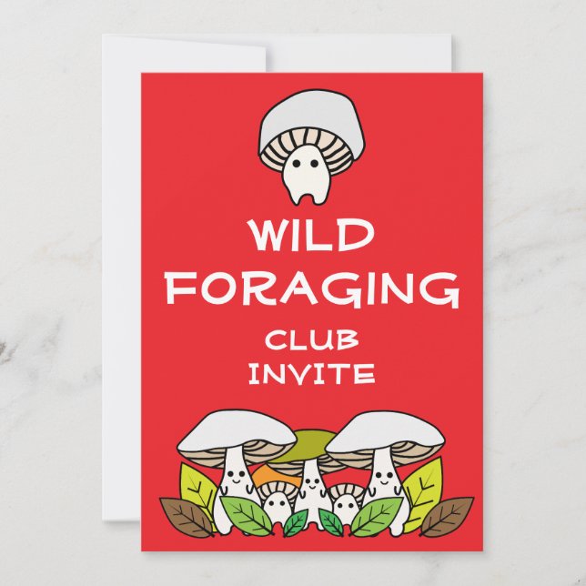 Wild Foraging Group Einladung (Vorderseite)