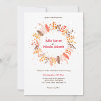 Wild Forest Fern Moss Pilz Botanische Hochzeit