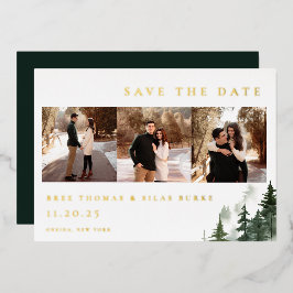 Wild-Forest-Pines-Foto Save the Date Folieneinladung