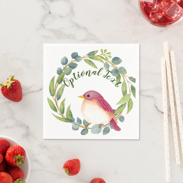 Wild & Free Song Bird Serviette (Beispiel)