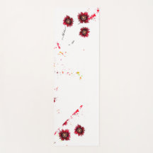 Wild Free Spirited red Mohn and paint Spritzer