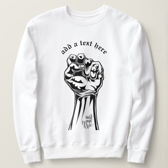 Wild & Free Sweatshirt (Design vorne)