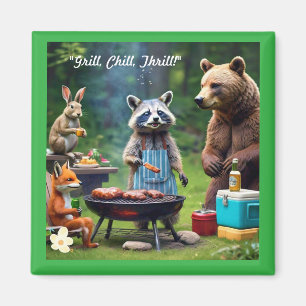 "Wild Friends GRILLEN Co." Magnet