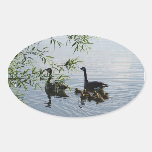 Wild Gänse Stickers (Vorderseite)