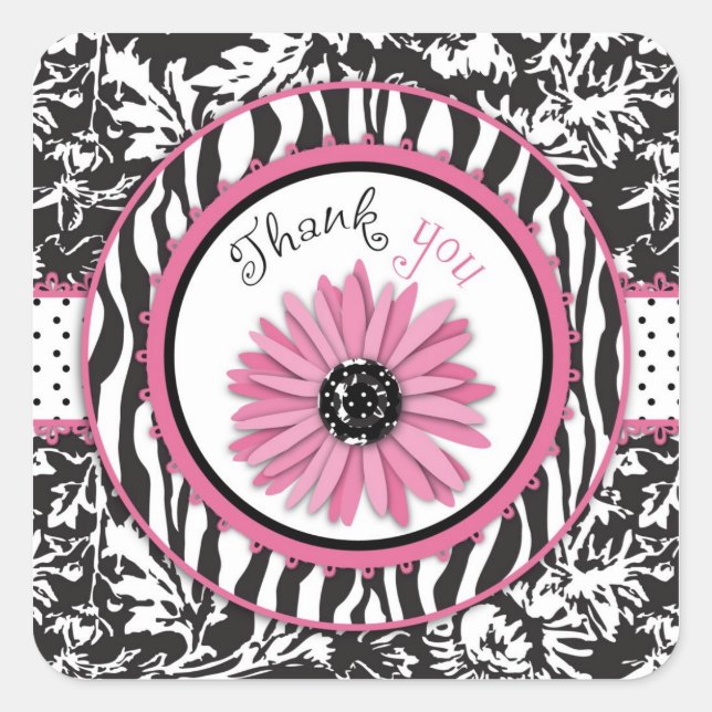 Wild Garden HP TY Square Sticker (Vorderseite)