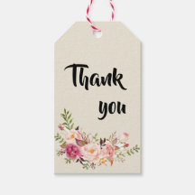 Wild Garden Wedding Geschenk Tag