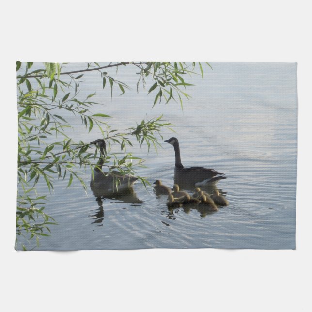 Wild Geese Kitchen Handtuch (Horizontal)