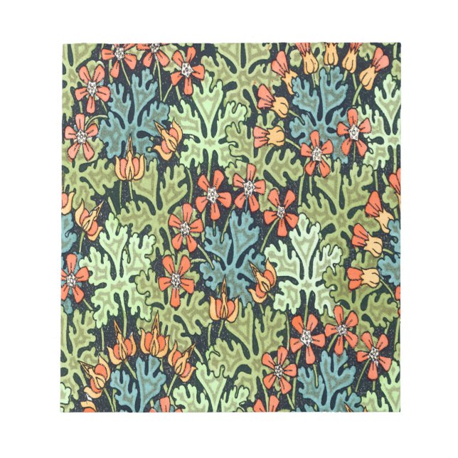 Wild Geranium Notizblock (Vorderseite)