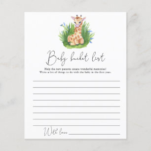 Wild Giraffe - Liste der Kleinkinder