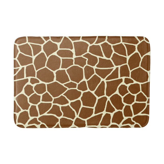 Wild Giraffe Muster Animal Print Badematte (Vorderseite)