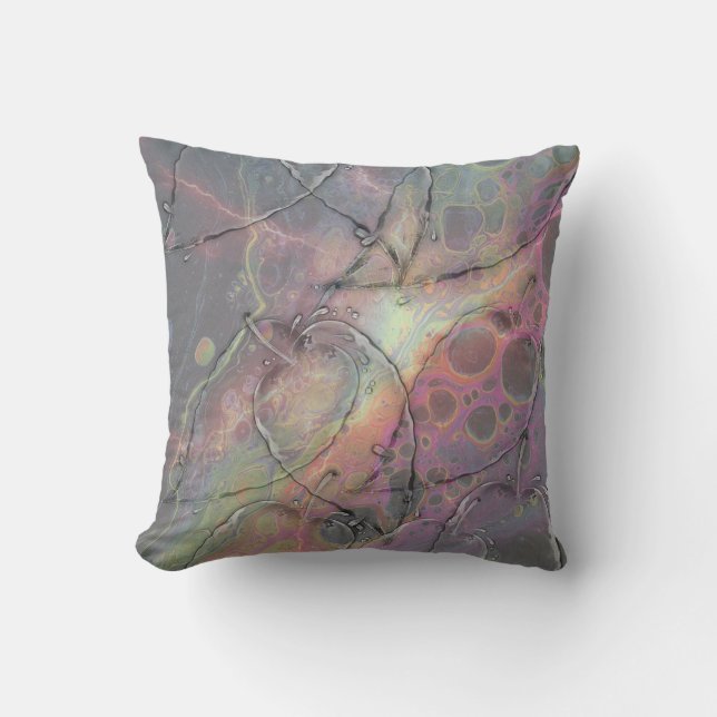 Wild Glass leaves art Kissen (Vorderseite)