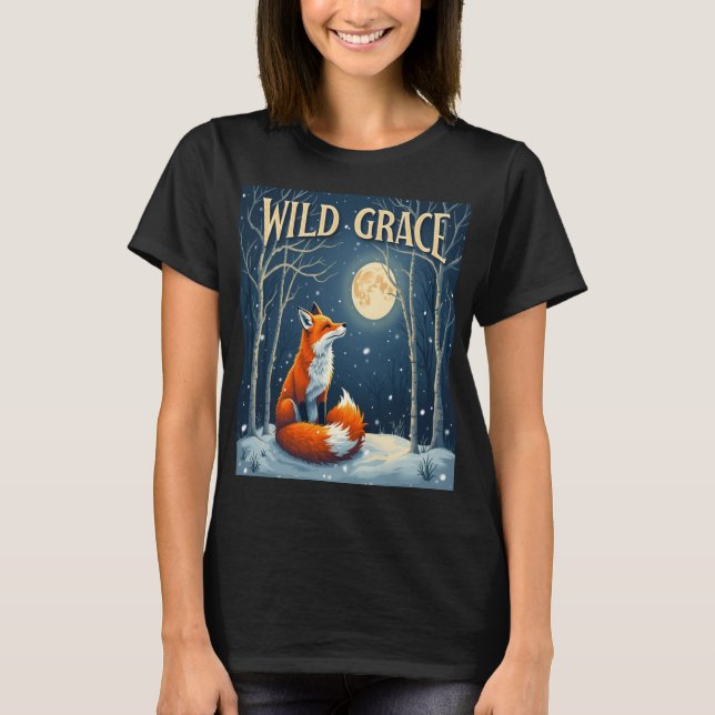 Wild Grace: Elegant und feurig T-Shirt (Vorderseite)