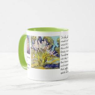 Wild Grass Plumes Gemälde / Künstler Larry Lerew Tasse