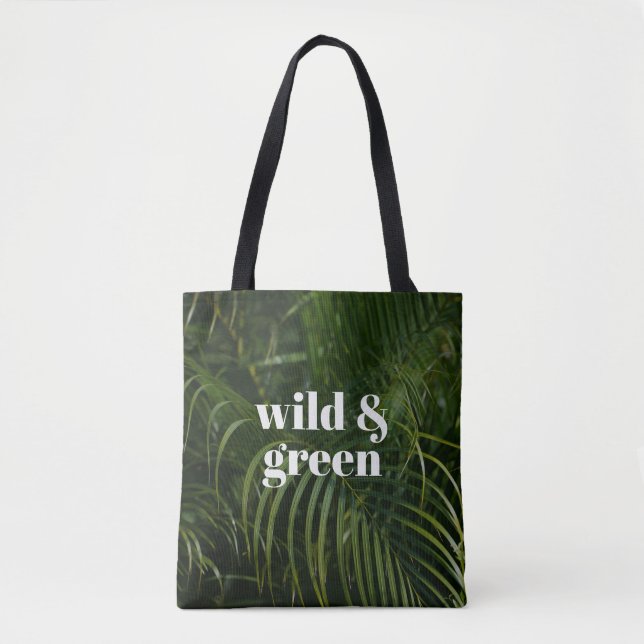 Wild & Green Tropical Garden Tasche (Vorderseite)