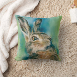 Wild Hare Exuberance Pasta Art Kissen