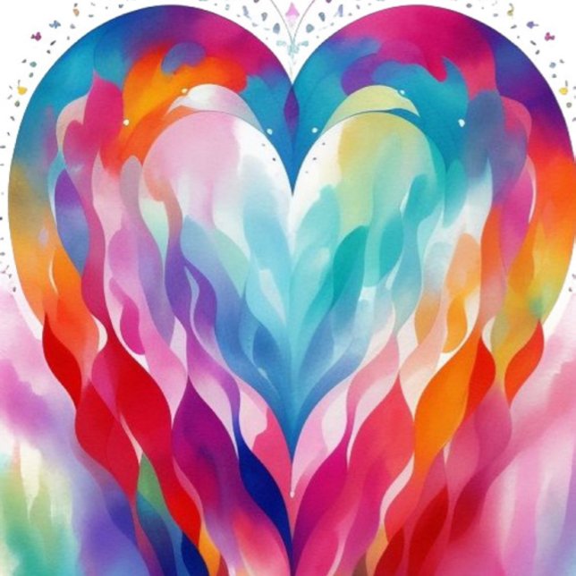 Wild Heart iPhone 13 Pro Max Hülle (A vibrant and fluid design, the heart is composed of flowing, ribbon-like strokes.)