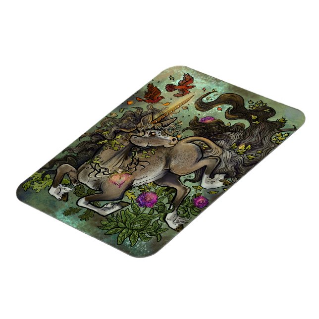 Wild Hearted Unicorn Magnet (Linke Seite)
