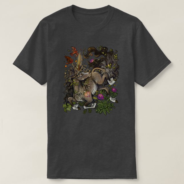 Wild Hearted Unicorn T-Shirt (Design vorne)