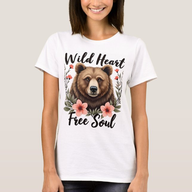 Wild herz freies Soul T-Shirt (Vorderseite)