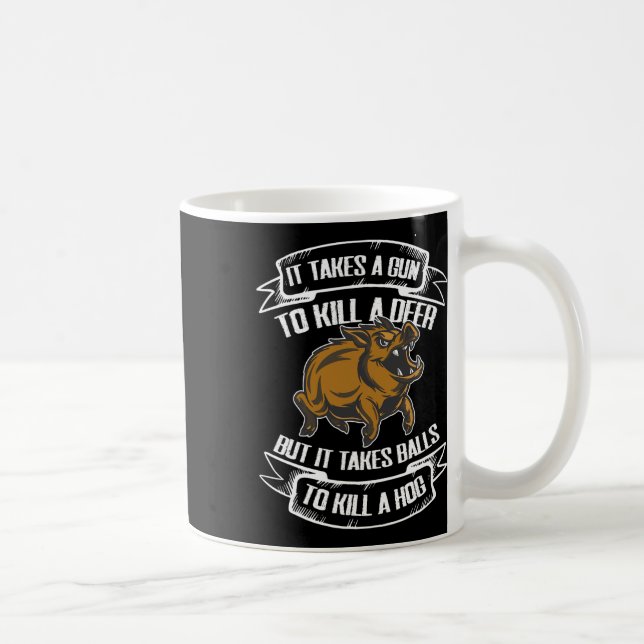 Wild Hog Jagd Kaffeetasse (Rechts)
