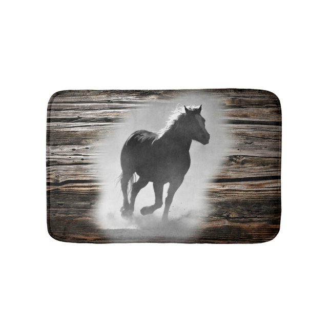 Wild Horse Galloping Badematte (Vorderseite)