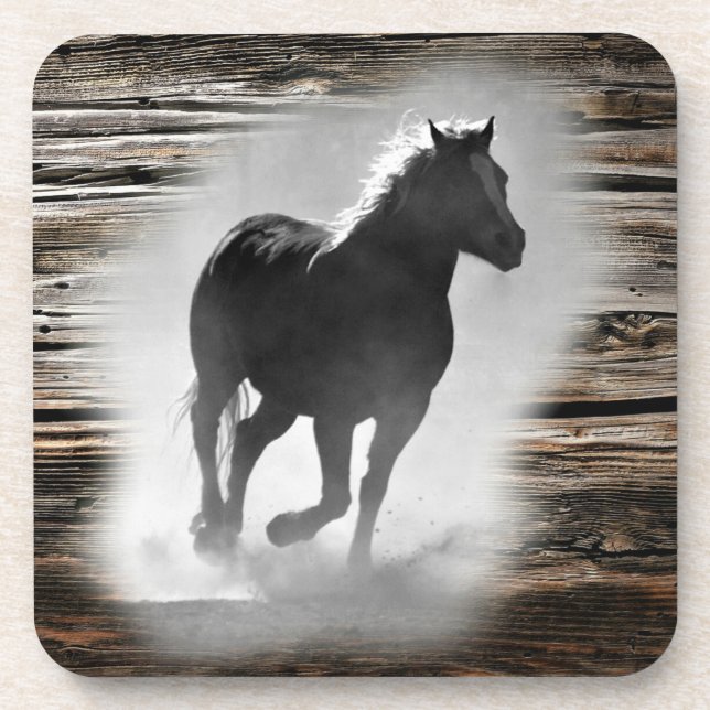 Wild Horse Galloping Getränkeuntersetzer (Vorderseite)