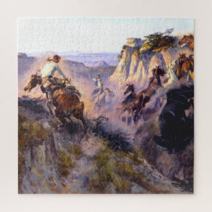 "Wild Horse Hunters" von Charles M Russell