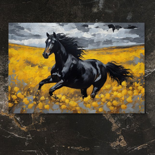 Wild Horse Mustang Rustic Decoupage Seidenpapier (Von Creator hochgeladen)