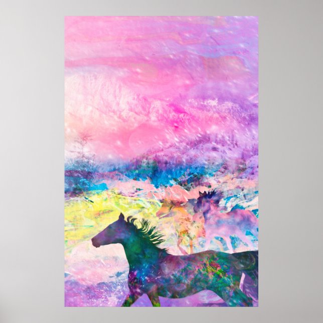 Wild Horse Spirits WE ARE THE LAND Poster (Vorne)