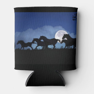 Wild Horse und Moon Koozie Dosenkühler