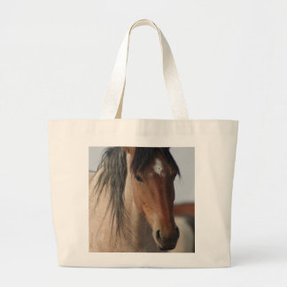 WILD HORSE VON UTAH JUMBO TOTE BAG STOFFBEUTEL