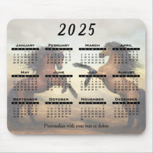 Wild Horses - 2024 Calendar Mousepad