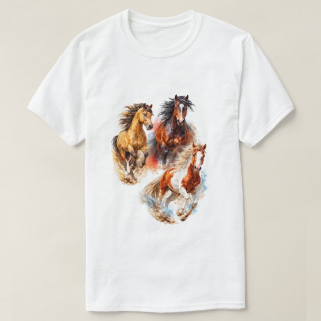 Wild horses T-Shirt (Design vorne)