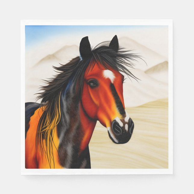 Wild im Herzen - Ein Western mit Spannung - Pinto  Serviette (Vorderseite)