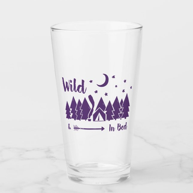 Wild in Bett Glas (Vorderseite)