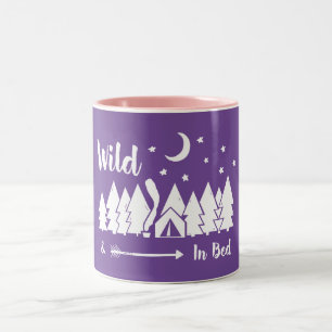 Wild in Bett Zweifarbige Tasse