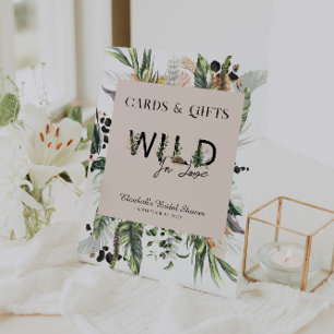 Wild in Liebe DschungelBrautparty Sockelschild