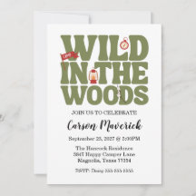 Wild In The Woods Kids Birthday