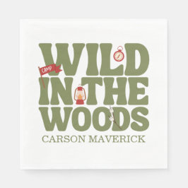 Wild In The Woods Kids Birthday Serviette