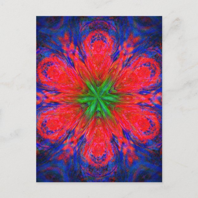 Wild irische Rose Postkarte (Vorderseite)