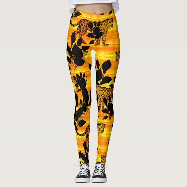 Wild Jaguar Leggings (Vorderseite)