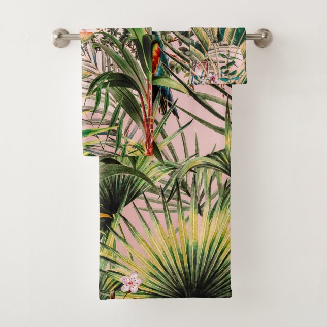 Wild jungle paradise badhandtuch set (Insitu)