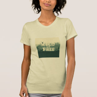 Wild & kostenlos - Bohemischer T - Shirt für Fraue