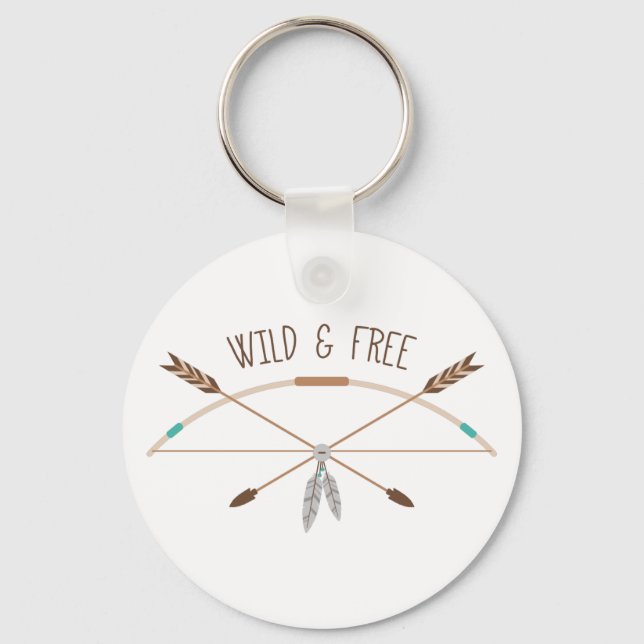 Wild & kostenlos schlüsselanhänger (Vorderseite)