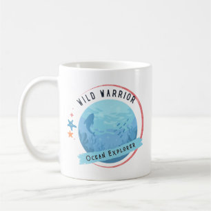 Wild Krieger Ozean Explorer Kaffeetasse