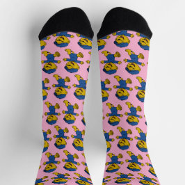 Wild lachend hysterisch socken