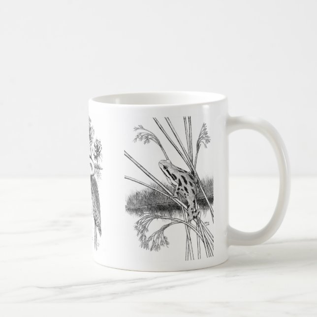 Wild lebende Tiere 1 Kaffeetasse (Rechts)